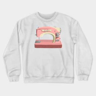 Pink Sewing Machine Crewneck Sweatshirt